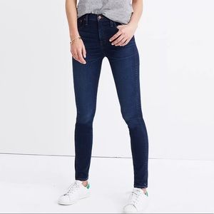 NWT Madewell 10” High-Rise Skinny Jeans in Hayes